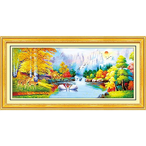 Peinture diamant 5D DIY grand format 80x180 broderie adulte