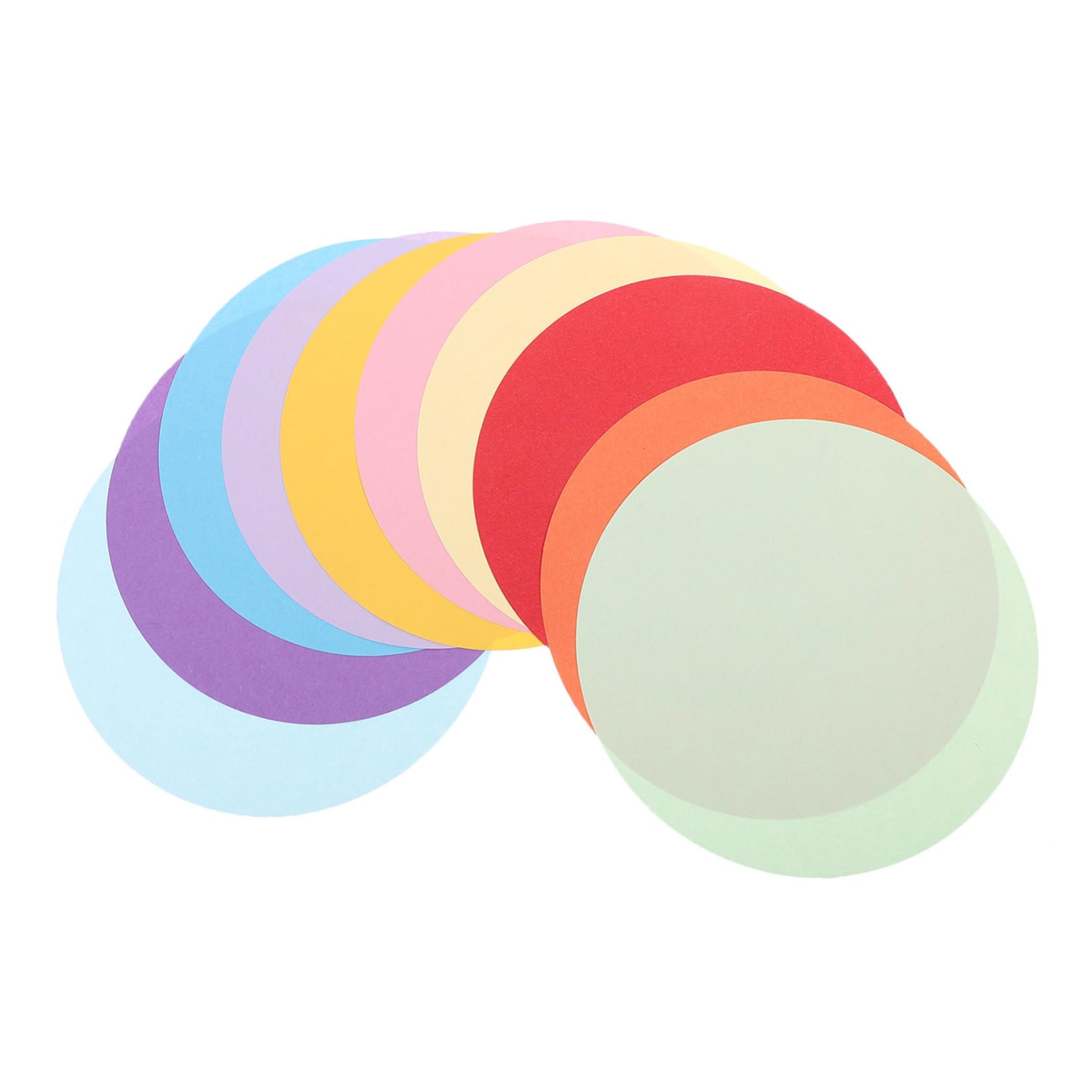iplusmile 300pezzi Carta Colorata Rotonda Carta Per Origami e Lavoretti Cartoncino Fai Da Te Per Progetti Artistici e Didattici
