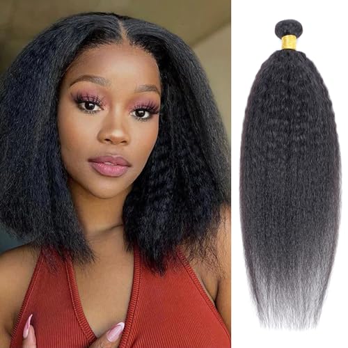 Viyaviya Kinky Straight Bundles 10 Inch Human Hair...