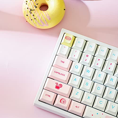 Yunzii Macaron 84 84-Key Rgb Hotswap Wired Mechanical Gaming Keyboard With Pbt Dye-Subbed Keycaps For Mac/Win/Gamers (Gateron Yellow Switch,Macaron) #TOP5
