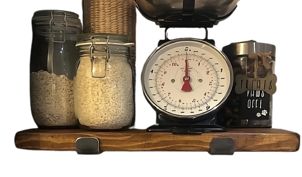 Urban Reclamation Wall Shelf Handmade with Rustic Solid Wood, Reclaimed Timber Shelf, Perfect for Kitchen, Bathroom, Decor, Farmhouse, and Bedroom