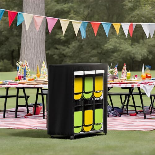 Image of Folding Chair Rack Cover, Waterproof Chair Cart Cover, Dust proof Chair Storage Dolly Chair Holder Covers-Customized