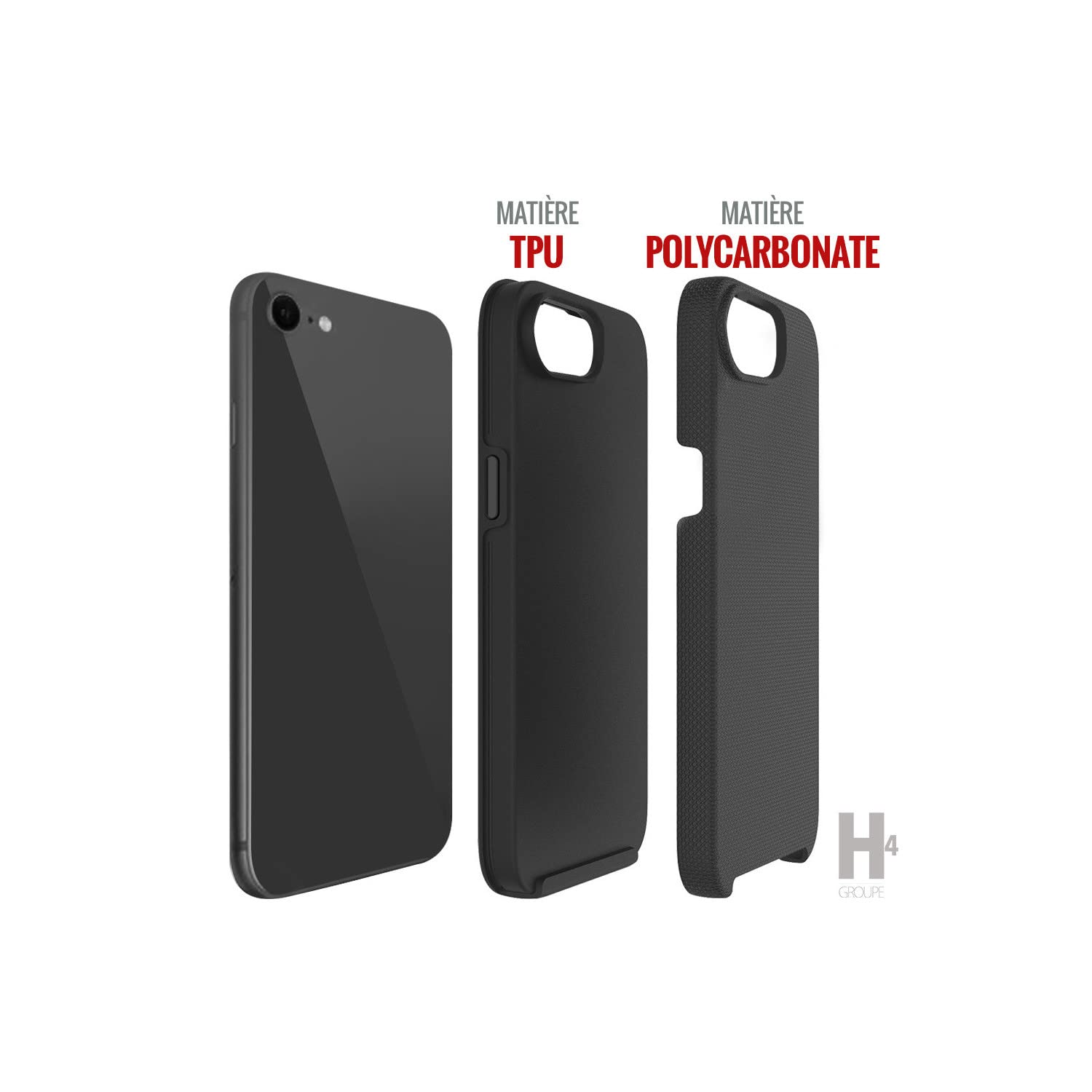 EIGER Coque Rigide Noire Ultra-renforcée Polycarbonate *Drop-Test 4 Metres* pour Samsung Galaxy A36 5G / A56 / A37 5G