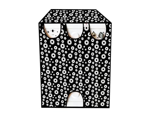 Image of Front Load Fully Automatic Washing Machine Cover for 6.5kg to 8kg | Waterproof & Dustproof Polyester Cover with Zip Closure | Suitable with Samsung, IFB, LG, Bosch & More (61 x 61 x 87 cm)