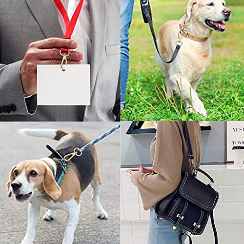 sylbx 20 Stück Drehbarer Karabiner Klein Drehbare Karabinerhaken Schwenker Hummer Haken SchlüSselanhäNger Snap Hooks aus Metall Haken fur SchlüSselringe 360° Drehbar (Golden/Silber)