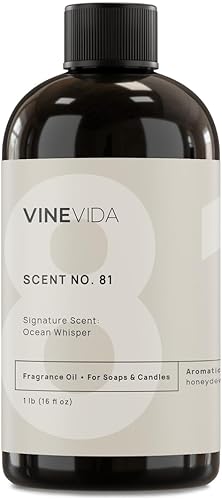 Miniatura 964 de VINEVIDA [4 onzas] Aceite de fragancia de madera de teca de caoba para fabricación de velas y fabricación de jabón, aromas de velas prémium para