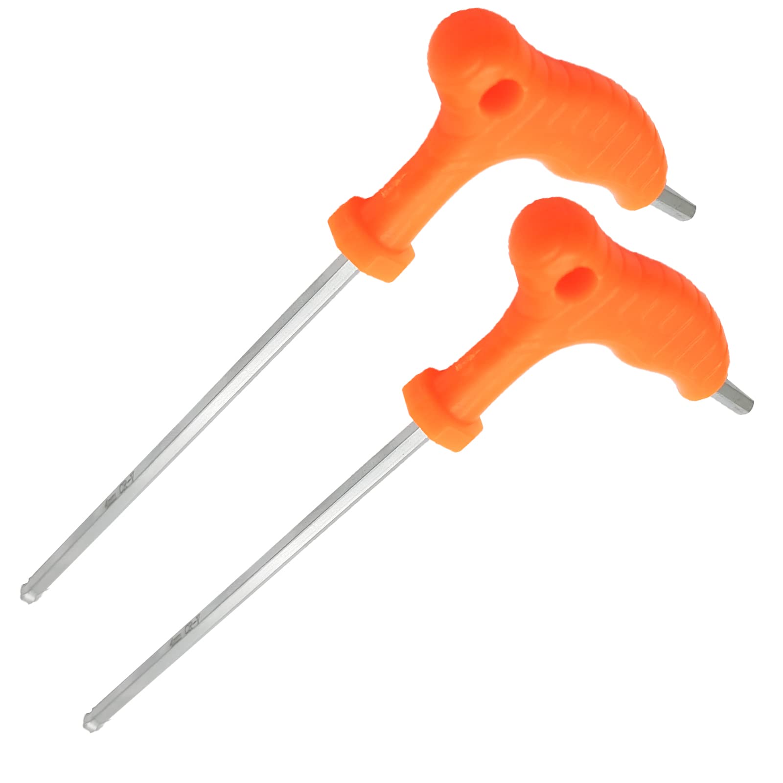 QINGSHENG 2 Pcs 5 mm L-Handle Magnetic Allen Wrench Set, Hex Key