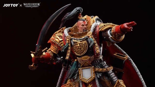 Amazon.com: JOYTOY Warhammer 40k White Scars Jaghatai Khan 1/18