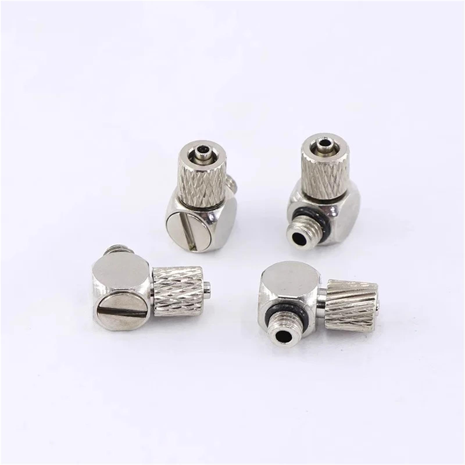 Rosca macho Mini Conector tubo neumático pasante