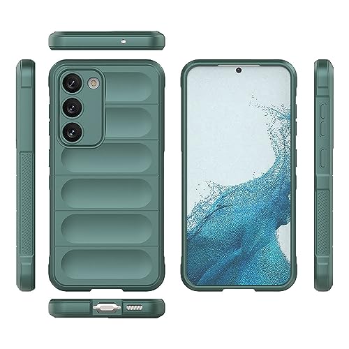Image of Amazon Brand- Solimo Basic Case for Samsung Galaxy S23 5G (Silicone Green)
