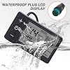 Electric Bike LCD Display Meter, 24V 36V 48V E Bike Display Meter Control Panel with Waterproof Plug Conversion Kit for Electric Scooter 22.2mm/0.9in Handlebars #4