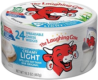 The Laughing Cow Creamy Light Spreadable Cheese Wedges, 24 ct.