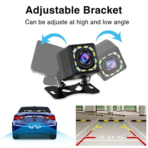 Image of 2.5MM Rear Camera for APHQUA Car Stereo, Waterproof HD Backup Camera with Night Vision, 170 Ultra-Wide Viewing Angle