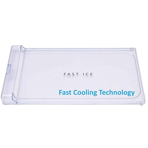 Freezer Door Compatible with Whirlpool Refrigerator Freezer Ice Box Cover Height 18.8 cm Approx