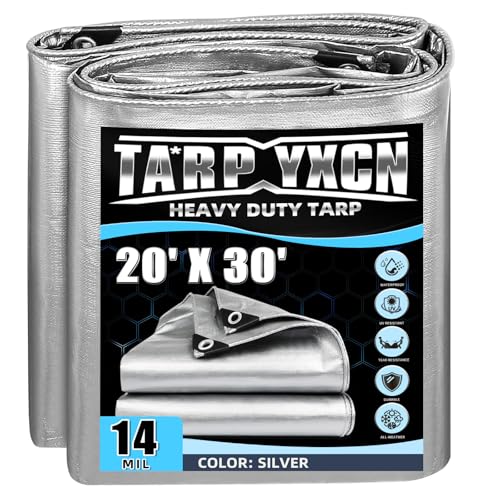 Heavy Duty Waterproof Tarp 20x30 Feet
