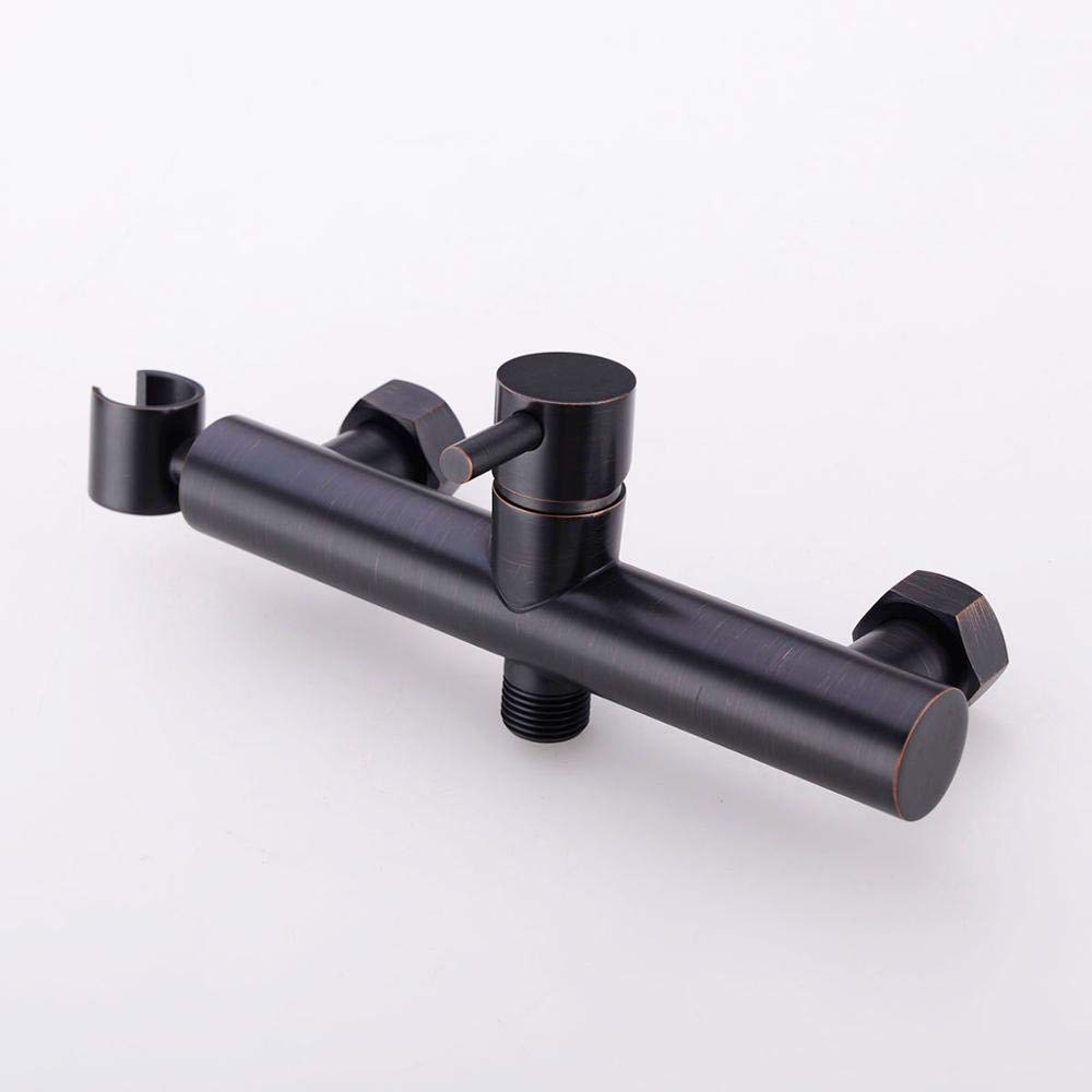 Pulvérisateur de Bidet en Bronze, Robinet de Douche à Main cylindrique, mélangeur Chaud et Froid, pulvérisateur de Toilettes avec Tuyau et Support de Support, pour l'hygiène personnelle ou Le Bain