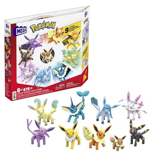 MEGA Pokémon Bulbasaur-utvecklingsset, byggsats med Vaperon and Espeon