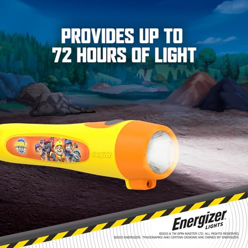 Image of Energizer Rubble & Crew Flashlight for Kids, 2 Pack, 15 Lumens, Handheld LED Kids Light That Runs on 2 AAA Batteries