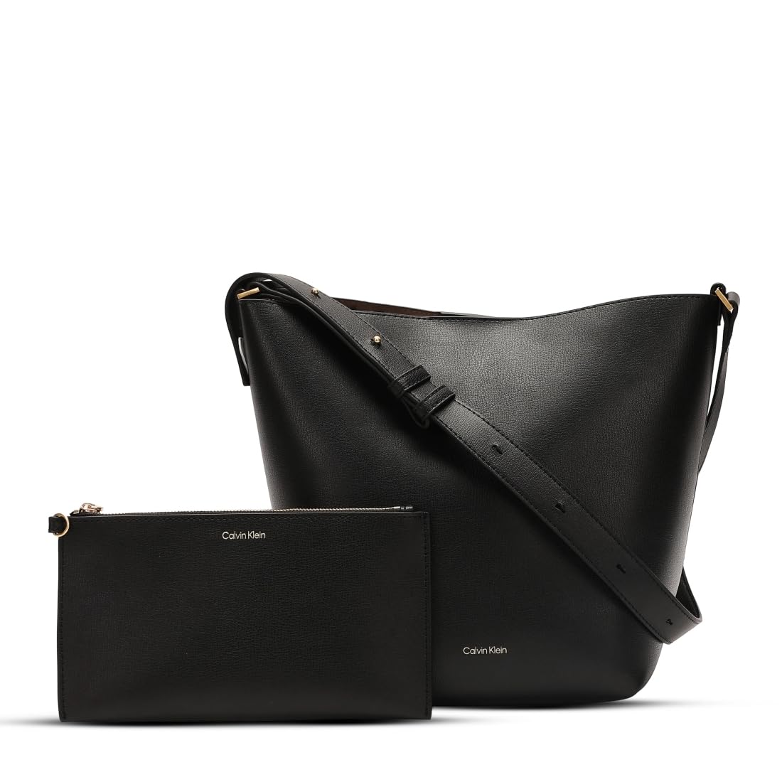 Solid black pu crossbody bag-image-42