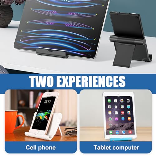4 Soportes para Teléfono Móvil de Mesa, Escritorio, Plegable y Antideslizante para Móviles e iPad (A:Simple) - Imagen 5