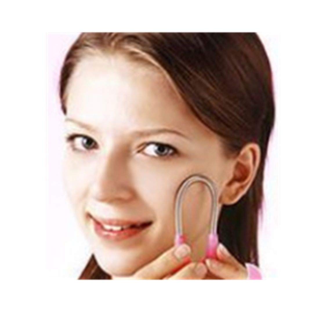 Digital Shoppy Facial Hair Spring Stick Removal Threading Tool Epilator - Pink 4