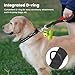 PETTOM Kurzführer Hund mit Griff Strapazierfähigem Nylongewebe Kurze Hundeleine für Hundetraining Geeignet (M: 2.5 x 32 cm, Schwarz)