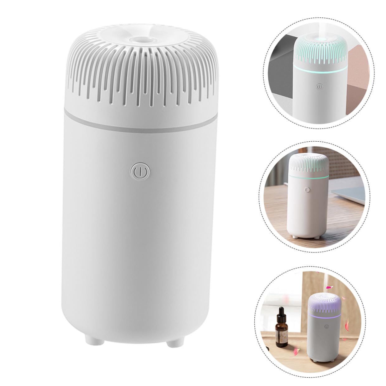 BESPORTBLE Difusor de Aroma para Coche Mini Ultrasónico Humidificador Portátil de Aceites Esenciales con Diseño Compacto para Ambiente Relajante y Uso Hogar y Vehículo