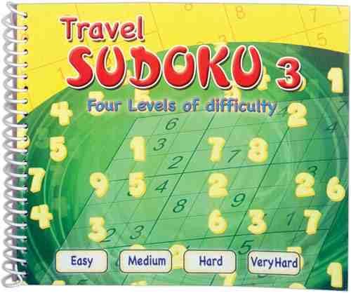 Sudoku – Libro de sudokus para viaje, 4 niveles