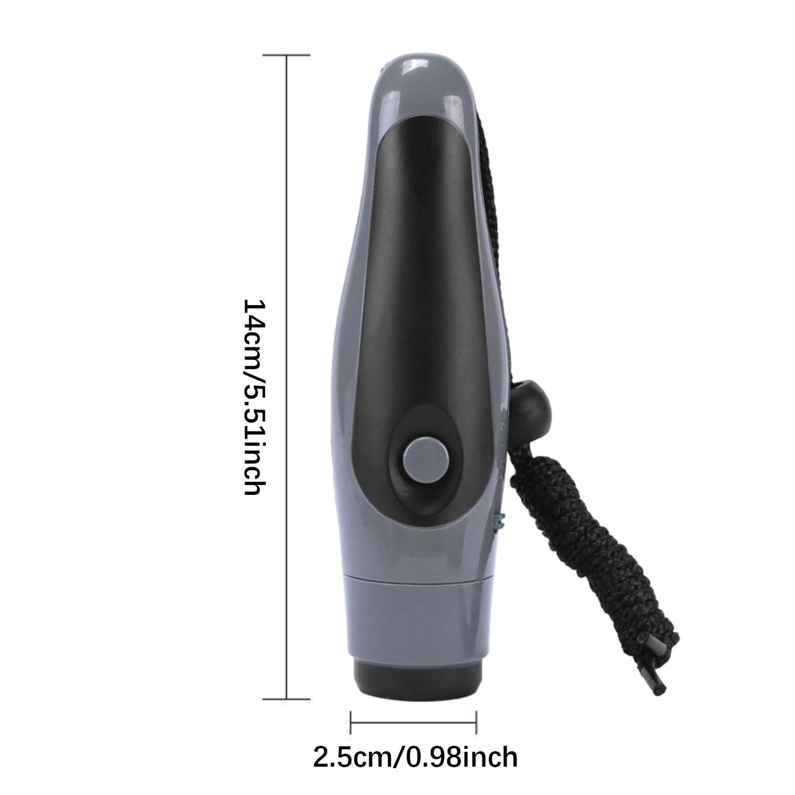 Silbato Electrónico para Árbitros con Diseño Ovalado Ergonómico Silbato de Emergencia con Botón de Mano Material PP Y Sonido Claro Adecuado P