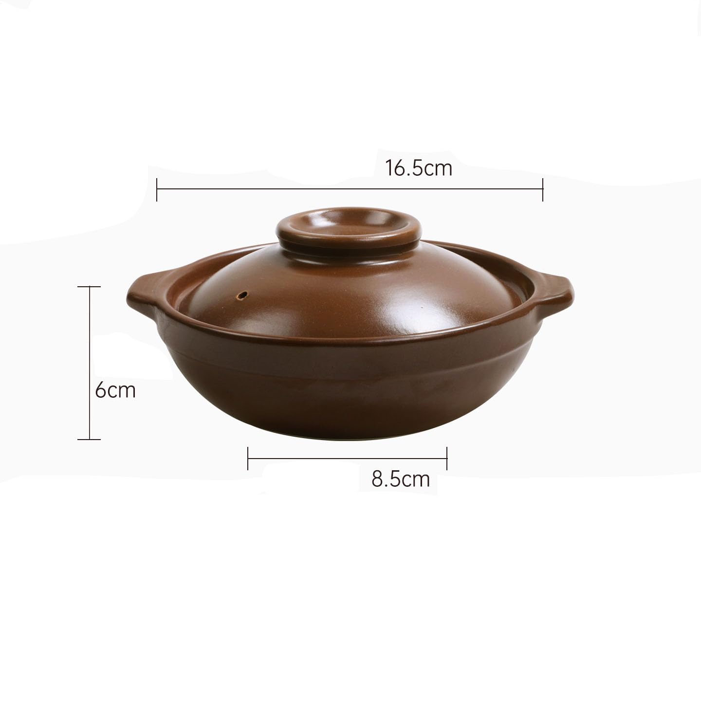 Authentische koreanische Steinschale für Bibimbap, traditioneller chinesischer Tontopf mit Untertasse, hitzebeständiger Keramiktopf für Eintöpfe und Reis, Portionsgröße, schwarz