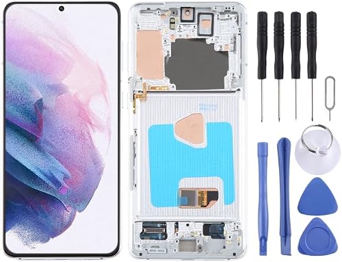 6.67 Inch Screen Digitizer Full Assembly With Frame Silver For Sm-G996B