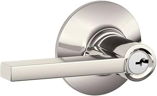 Miniatura 21 de Schlage F10 LAT 622 COL Latitude Collins - Palanca de paso para pasillo interior y armario, color negro mate