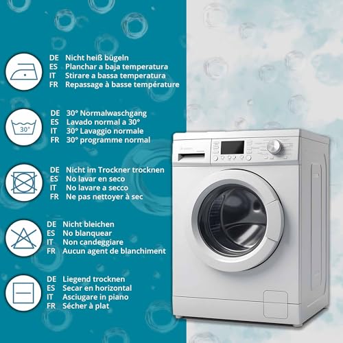 DreamRoots Segeltuch Wasserdicht - Polsterstoff Meterware 160 cm breit - Wasserabweisender Stoff 220 g/m2 600D - Markisenstoff Wasserdicht Meterware Dark Cartoon Dogs 1M