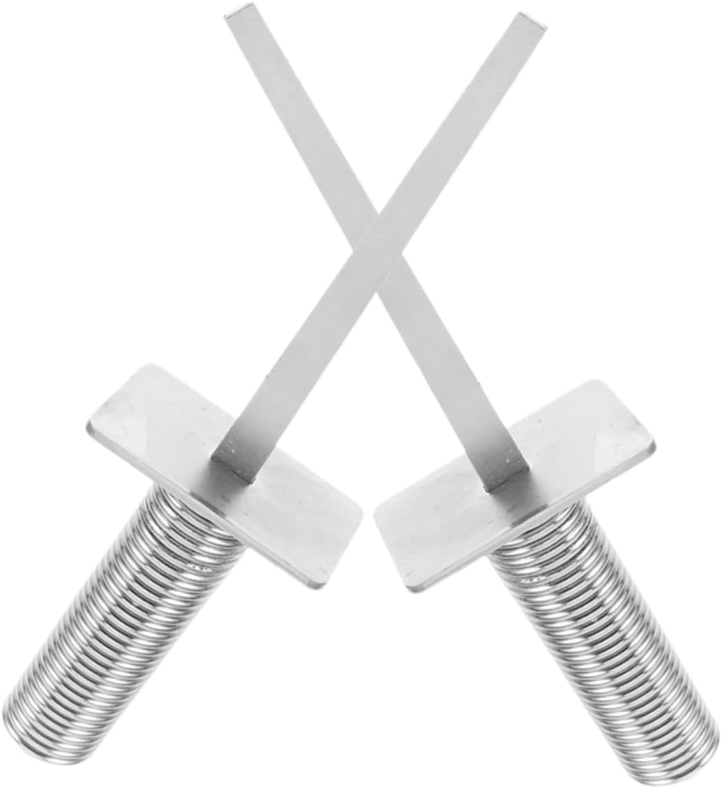 2pcs Soccer Ground Nail and Corner Flag Spike with Metal Spring Base, Stable Soccer Pole Fixing Spike for Football Training and Field Marking Equipment