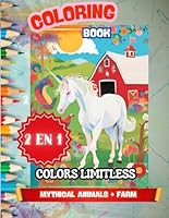 2-IN-1 COLORING BOOKS: LOTS OF FUN FANTASY ANIMALS AND POPULAR SCENES WITH COLORING PAGES FOR KIDS AND ADULTS. U FOUND ANIMALS, GRIFFINS, UNICORNS, FAIRY. A BEAUTIFUL CREATIVE EXPERIENCE MINFULNESS B0F5MKH9QJ Book Cover