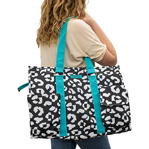 Southern Couture Patterned 18.5 x 13.25 Polyester Fabric Pocket Tote Bag2