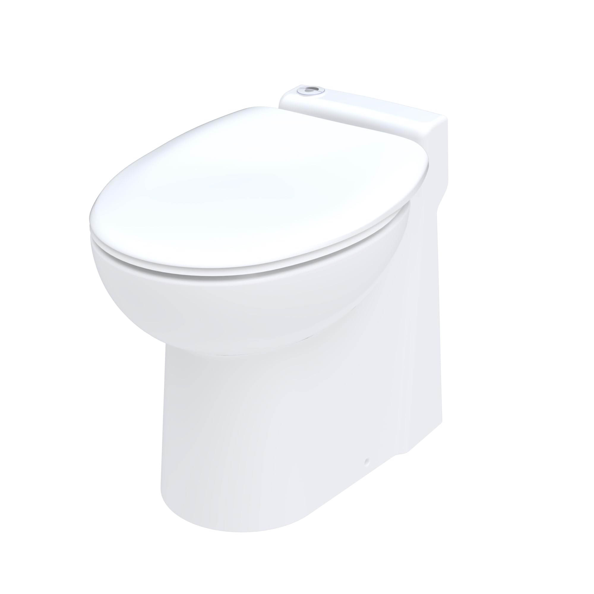 SFA - Sanicompact 54 - WC Broyeur Intégré - Design Contemporain - Chasse Spirale Eco+ - Matériau Hygiénique - Installation Et Entretien Simples - 50 x 37 x 46,​5 centimètres - 550 W - Made In France