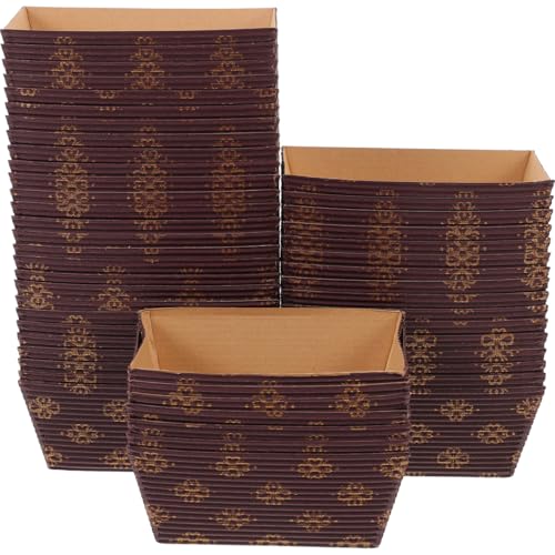 Alipis Confezione da 50 teglie da forno usa e getta in carta pergamena rettangolari