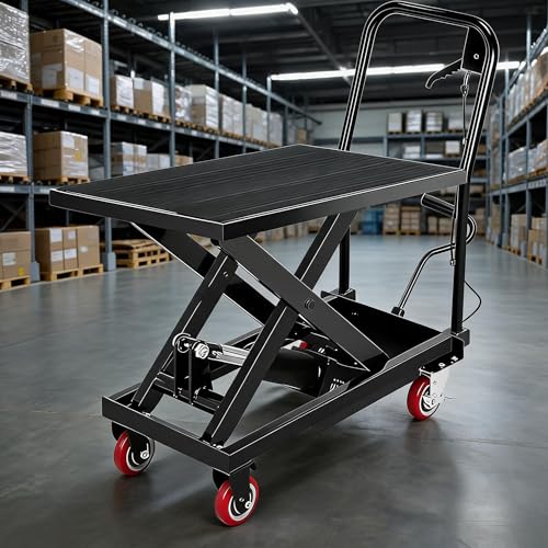 Hetoy Hydraulic Scissor Lift Table Cart