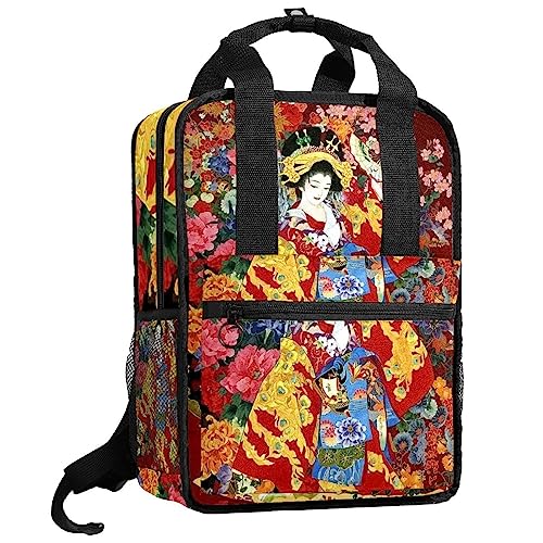 Sac à dos geisha japonaise pour l'école et les sorties de votre enfant