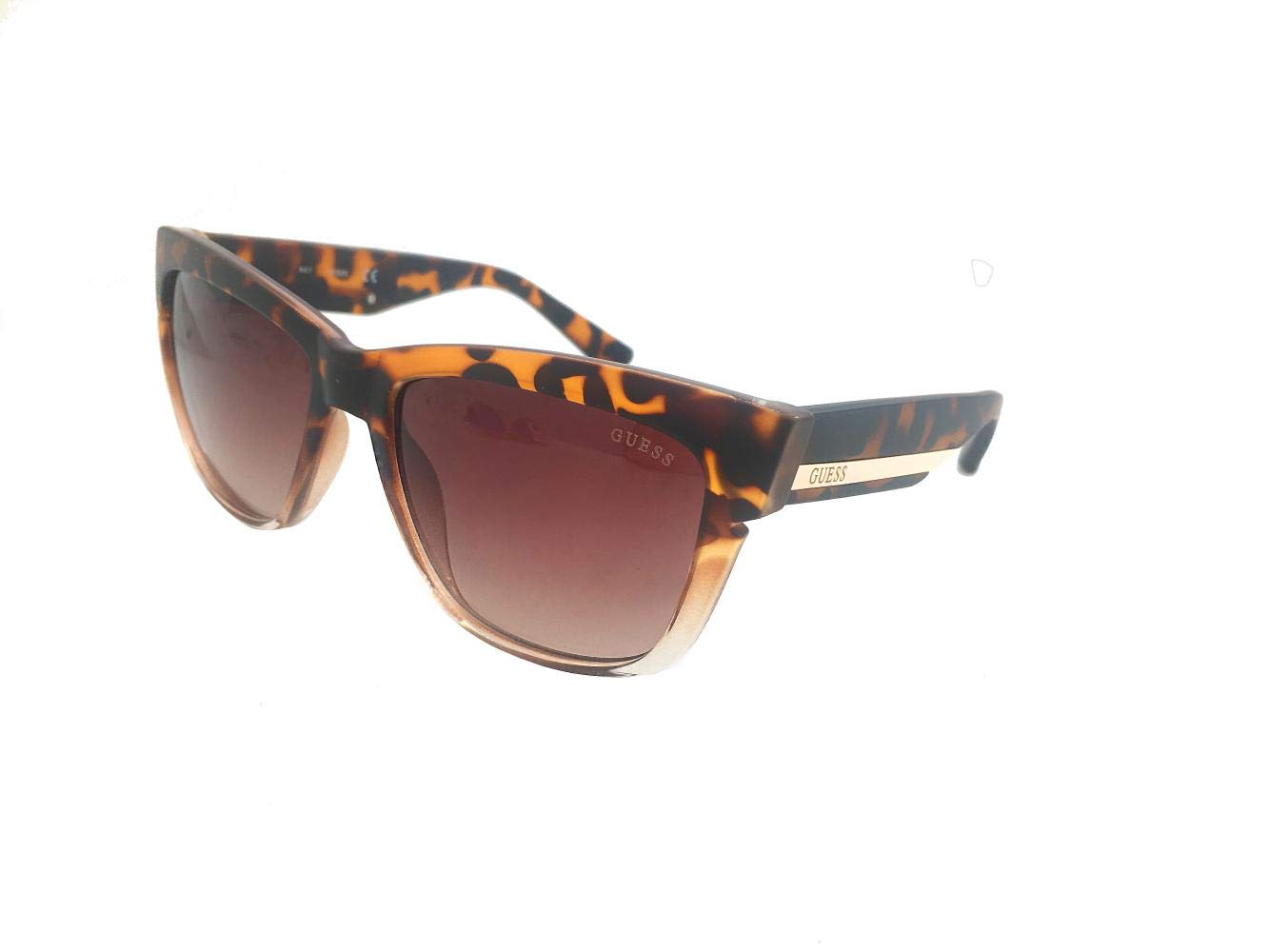 GUESS Unisex Factory Notched Cat Eye Non-Polarized Sunglasses, Blue, Free Size