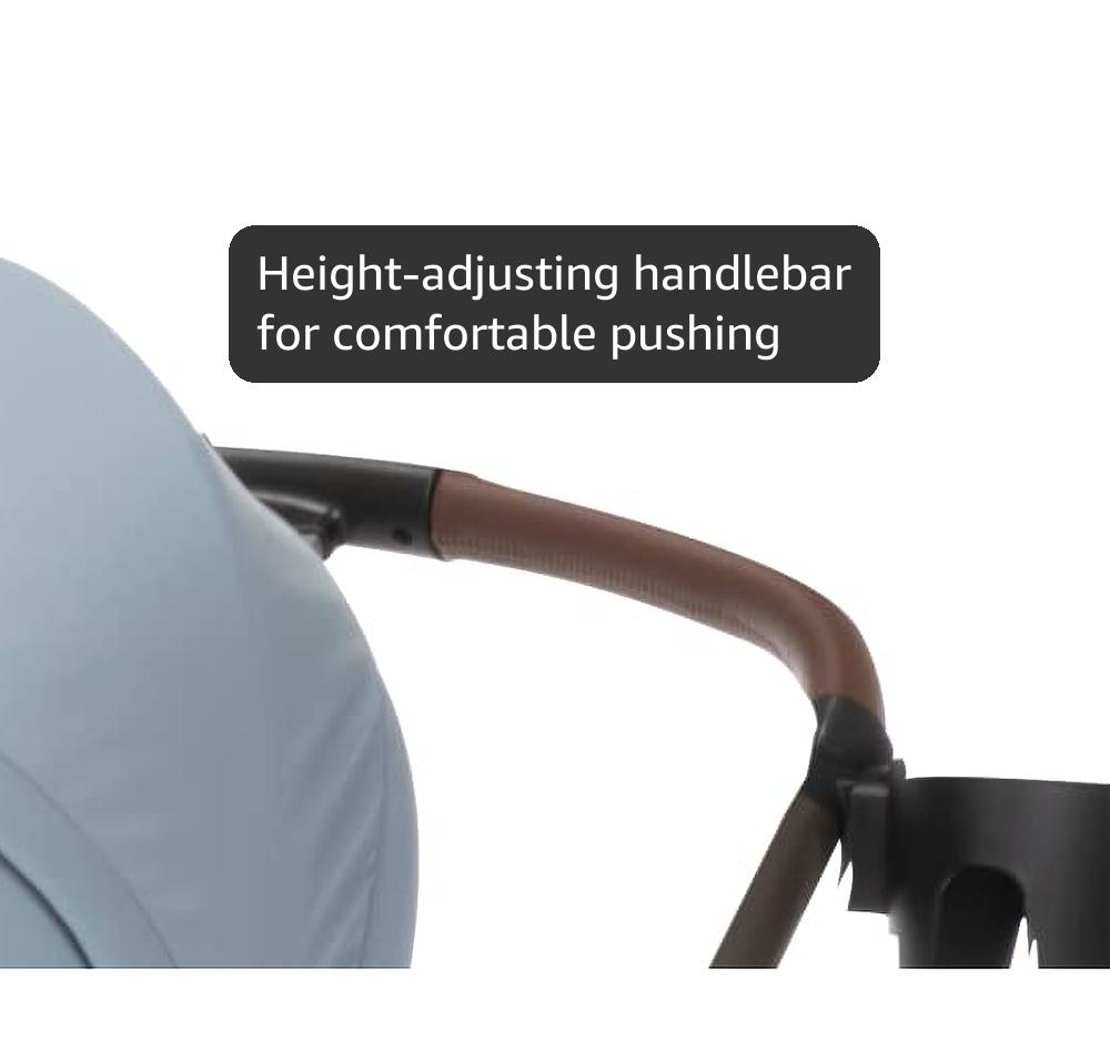 Maxi-Cosi Zelia™ Luxe 5-in-1 Modular - Baby Travel System Car Seat and Stroller, Infant Car Seat and Stroller Combo, Baby Car Seat and Stroller Combo in New Hope Grey