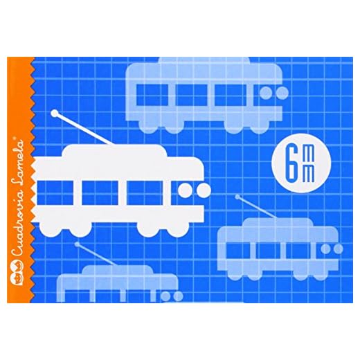 Lamela 05006 - Libreta cuadriculada 6 x 6, 16 hojas