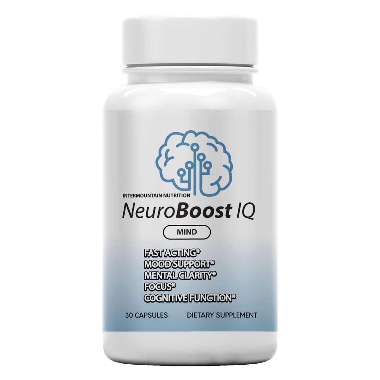 NeuroBoost iQ, Nootropic, Focus Better, Authorized Official Brand Dietary Supplement (2 Pack)