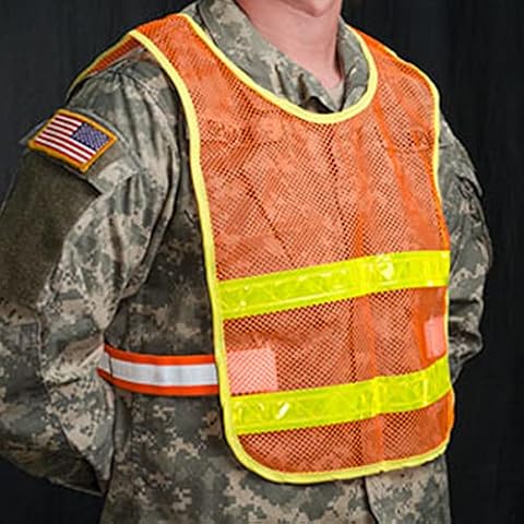 Bib Style Reflective Safety Vest Cover