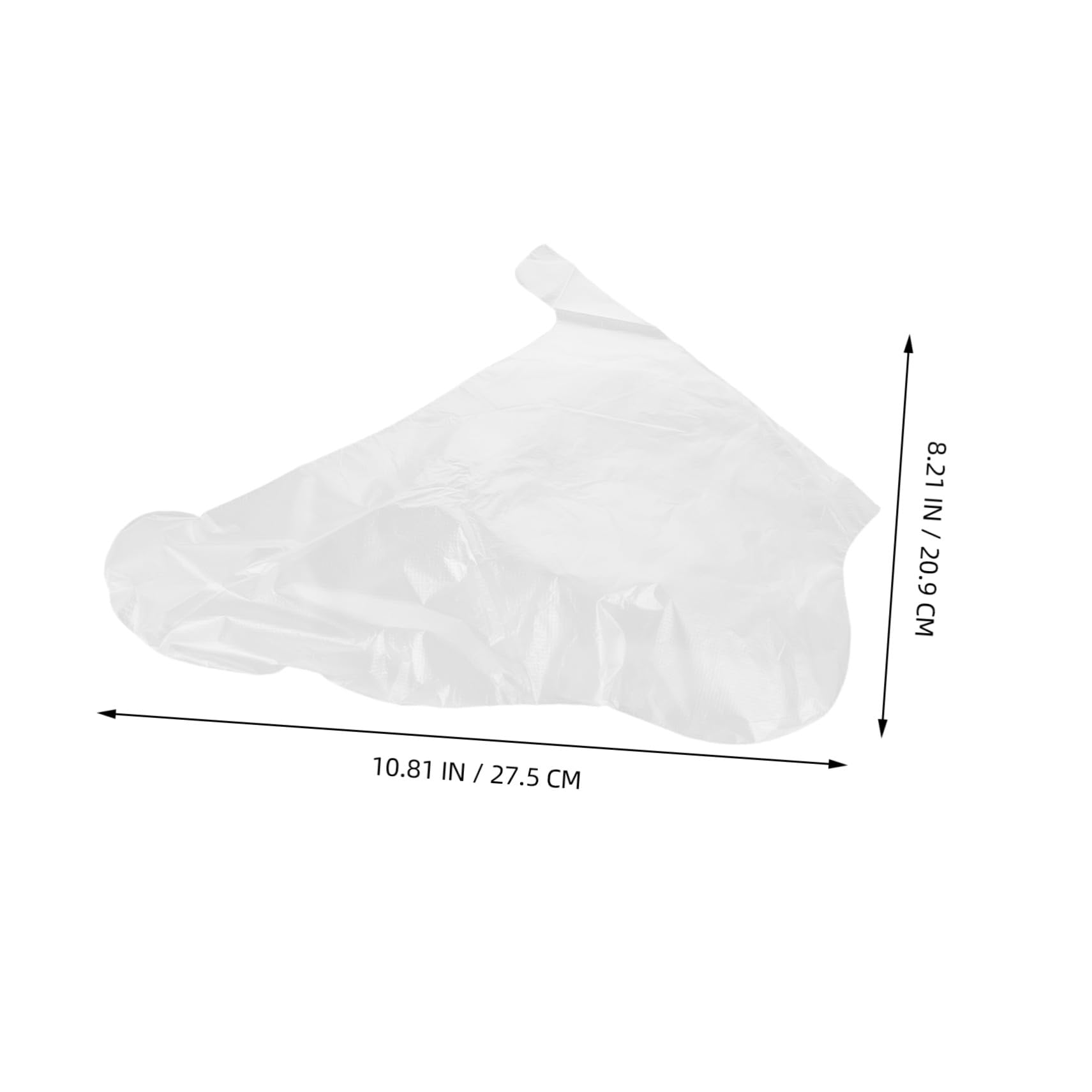 Lot de 1000 Couvre-pieds en Plastique Transparent Jetables pour Bain de Pieds, Résistants aux Odeurs, Longs Tubes en Polyéthylène pour Hydratation et Soin des Pieds