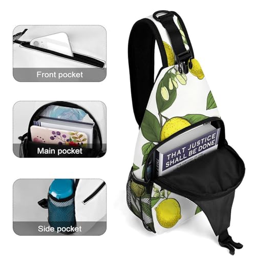 Mochila bandolera estilo casual para senderismo 38x20cm miniatura 4