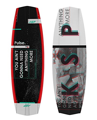 KSP Tabla Pro Pulse Black para Wakeboard 142 x 44 de Wake Board for Wakeboarding