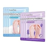 Foot Peel Mask 6 Pack， Foot Spa Foot Care For Women Peel Mask With Lavender For Men And Women Feet