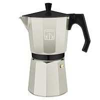 Cecotec Caffettiera Moka Cumbia Mokclassic 1200 Beige. 600ml, Italiana in Alluminio Beige